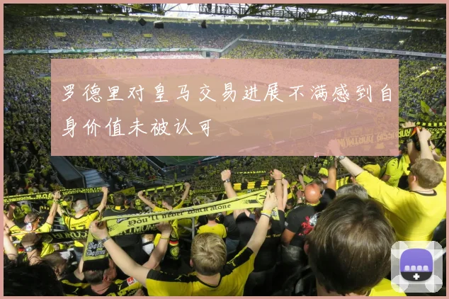 罗德里对皇马交易进展不满感到自身价值未被认可